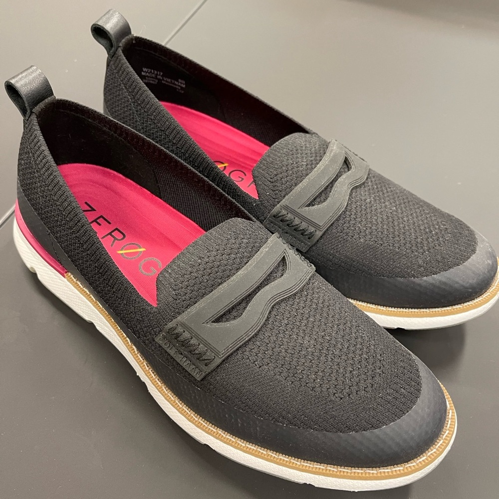 Cole Haan Black Slip-On Loafers